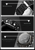 Montre pour homme en silicone souple, étanche, avec alarme, date, montre numérique pour homme, montre de sport multifonctionnelle pour homme