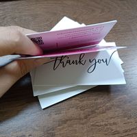 Impression de cartes en papier personnalisées de haute qualité / Cartes de vœux / Cartes de remerciement / Cartes postales
