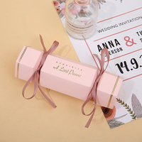 Boîte cadeau en carton recyclé gaufré en forme d'oreiller pour emballage de chocolats, aliments pour bébés, nouilles et bonbons pour mariages et fêtes