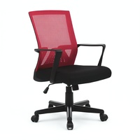 Chaise de bureau pivotante réglable en nylon pour le gaming, accessoires de chaise de bureau, vente en gros, mobilier de direction personnalisé en maille pour ordinateur