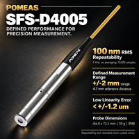 POMEAS SFS-D4005 Chromatic Confocal Displacement Probe, Rentang +/-2 mm, Jarak Referensi 4,7 mm, Pengulangan RMS 100 nm