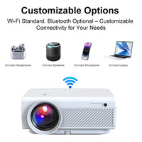 ODM OEM WIFI Draadloze Mini Draagbare Mobiele 1080P Projector Smart Videoprojector 220 Lumen TV Film Draagbare Android Projector