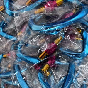 Boucle d'escalade Sécurité Escalade Mousqueton En Aluminium Mousqueton Clip Certification CE 25kn 7075 Aviation Aluminium 90g - Product Image 6