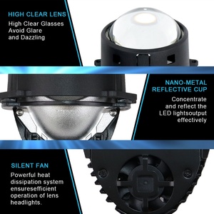 Lente de Proyector LED para Automóvil de Alta Calidad y Gran Venta, 3 Pulgadas, 12V, 120W, 10000 Lúmenes, 6000K, G14, Luz Alta/Baja, Ajuste Universal - Product Image 6