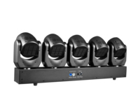 5-Kopf 60W Mini Moving Beam Bar Light mit voller RGBW LED-Scanfunktion und DMX512-Steuerung, Ra90 CRI für Bühnen- und Hochzeits-Live-Auftritte