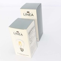 Impression personnalisée de votre propre logo Boîte d'emballage en tube de papier de haute qualité Boîte d'emballage pour ampoule LED