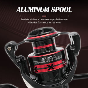 ROOBLINOS-<span class=keywords><strong>Moulinet</strong></span> de pêche RNX ultraléger métal 5.2:1 rapport de vitesse 1000-7000 eau salée <span class=keywords><strong>ou</strong></span> eau douce 12kg max. - Product Image 4