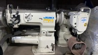 Machine à coudre industrielle à bras cylindrique JUKI LS1341 d'occasion pour la couture de sacs en cuir, de canapés et de coussins de siège