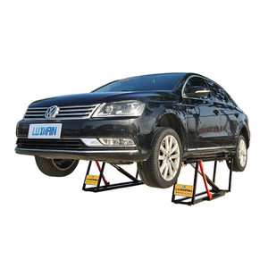 Elevador de tijera hidráulica móvil L520HL 2500kg, rampa de reparación de automóviles portátil móvil de alta elevación para garaje doméstico y taller - Product Image 1