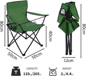 Hot Sale Lightweight Portable Aluminum Camping Chair, Factory Wholesale Outdoor Leisure Chair and Folding Camping Chair - Product Image 5
