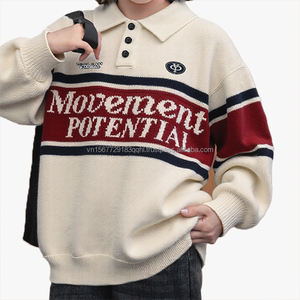 Pull en jersey style automne-hiver 2026, nouvelle collection pour enfants, pull tricoté pour garçons, haut d'hiver - Product Image 2