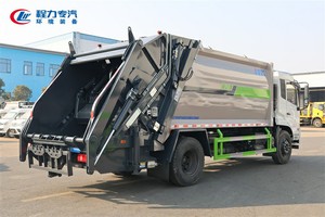 Camion à ordures compacteur standard de 12 tonnes, camion d'assainissement municipal, camion à déchets - Product Image 4