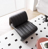 Canapé-chaise longue moderne italien de Barcelone pour le restaurant et l'hôtel utiliser un matériau en bois
