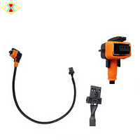 Câble adaptateur femelle coudé pour ballast haute tension D1S avec connecteur universel, câble 3 fils de 40 cm pour ballast de lampe au xénon HID