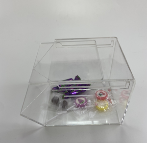 סימן האביב מודרני מותאם אישית מרובע כיסוי ממתקי תיק תצוגה נקה עבור <span class=keywords><strong>plexiglass</strong></span> אחסון פלסטיק לתצוגה - Product Image 5