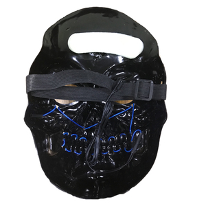 Novità Halloween 2023 Maschera Illuminata Integrale Maschere <span class=keywords><strong>Joker</strong></span> con LED Lampeggianti per Feste - Product Image 5
