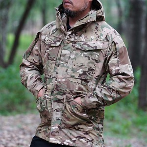 เสื้อกันลมลายพรางยุทธวิธีของผู้ชายแจ็คเก็ตกันน้ำทนทานระบายอากาศ - Product Image 2