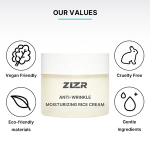 ZLZR Anti-Wrinkle Moisturizing Rice Cream for <b>Face</b> All Skin Types Day Use Organic Cream - Product Image 3