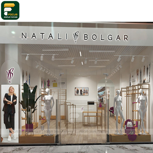 ชั้นวางเสื้อผ้าติดผนังด้านข้างสำหรับร้านค้าปลีก - Product Image 2