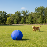 Balle de bergerie de 25 pouces pour chiens, jouet d'enrichissement indestructible et robuste pour l'exercice en plein air à haute énergie