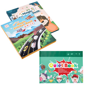 <span class=keywords><strong>Libro</strong></span> di Adesivi Educativi per la Prima Infanzia con Confezione <span class=keywords><strong>a</strong></span> Clip per l'Apprendimento Quotidiano e lo Sviluppo Cognitivo - Product Image 2