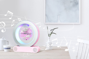 <span class=keywords><strong>2025</strong></span> New Màu Hồng Bản Đồ Thế Giới Xoay Bay Từ Nổi Toàn Cầu Cho Máy Tính Để Bàn Trang Trí Nội Thất Giáo Dục Trẻ Em Với Bluetooth Loa - Product Image 5