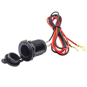 Toma de encendedor de cigarrillos de coche ABS impermeable de 12V, Cable de 60CM, toma de corriente, <span class=keywords><strong>accesorios</strong></span> de coche <span class=keywords><strong>para</strong></span> barco, motocicleta, Tractor, nominal 10A - Product Image 3