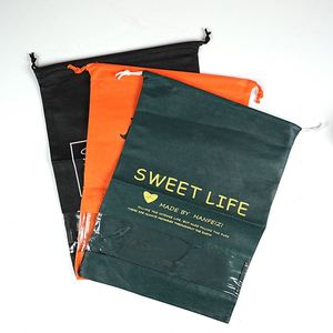 Bolsas de Tela No Tejida con Cordón para Accesorios Electrónicos, Bolsas Ecológicas para Cargadores y Cables, Bolsa de Tela con Cordón para Electrónicos - Product Image 3