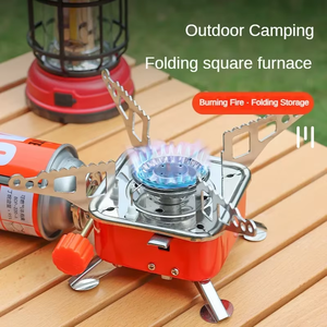 Outdoor Butaankachel Picknick Koken Ultralichte Opvouwbare Gasfornuis Brander <span class=keywords><strong>Mini</strong></span> Draagbare Brander Outdoor <span class=keywords><strong>Camping</strong></span> Gasfornuis - Product Image 3