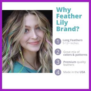 Premio arcobaleno Tie tye Kit di extension per capelli lunghi 20 perline da te strumento anello Grizzly gallo per capelli colori brillanti - Product Image 6