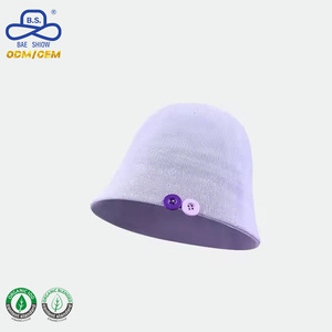 Oem Chất lượng cao cấp mùa đông ấm áp hàng ngày Beanies nút trang trí sang trọng Slouchy gorras cho phụ nữ giản dị đường phố đi bộ mặc - Product Image 3