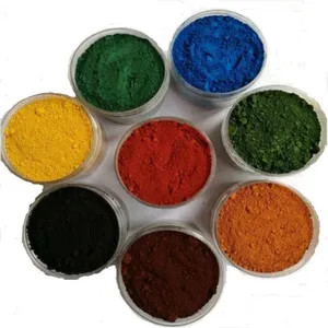 用于混凝土和油漆的黑色/白色/蓝色/黄色/灰色/绿色/红色氧化铁粉氧化物颜料