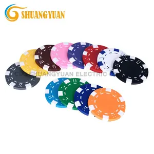 11.5g ABS Casino Dice Striped Poker Chips