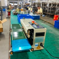 Scelleuse à bande continue automatique NanYun FR-900C pour sacs en plastique avec roue de codage de date en option