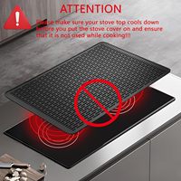 Tapis de couverture de cuisinière en silicone résistant à la chaleur de 28 "x 20" pour protecteur de comptoir