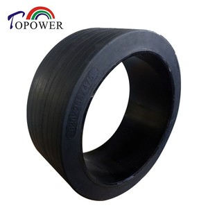 Venta Caliente: Remolque Plano de Alta Resistencia para Camiones de Remolque, Neumático Sólido 40x10x30, Suministro de Fábrica con Altos Estándares de Calidad - Product Image 1