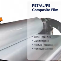 Film composite anti-corrosion enduit de PE, matériau métallisé pour l'isolation thermique des toitures métalliques et la réflexion des surfaces