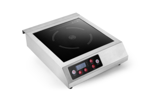 Table de cuisson à induction professionnelle 3500W en acier inoxydable avec commande par bouton, brûleur unique, cuisinière à induction commerciale - Product Image 2