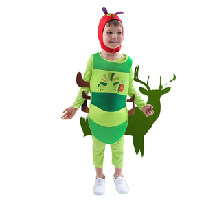 <span class=keywords><strong>Disfraz</strong></span> de Halloween de la Pequeña <span class=keywords><strong>Oruga</strong></span> para Niños y Niñas, Trajes de Cosplay para Actuaciones Infantiles - Product Image 1