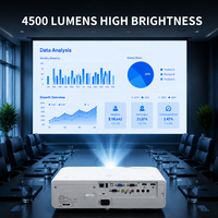Proyector LCD XGA Panasonic de 4500 Lúmenes PT-BX441C, Proyector Multimedia Portátil para Aula, Oficina, Sala de Reuniones