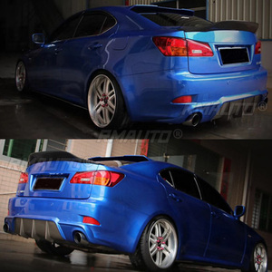 Duckbill highkill โครงรถคาร์บอนไฟเบอร์แท้ฝากระโปรงท้ายรถฝาปีกสปอยเลอร์สำหรับ Lexus IS350 IS250 ISF 2006-2013ปีกหลัง - Product Image 2