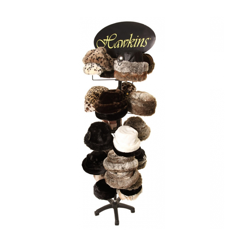 Apache Modern Mobile Roller Metal Plush Cap Powder Coating Storage Display Stand for Department Store — view 3
