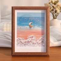 Cadre creux tridimensionnel durable pour l'affichage d'art créatif, idéal pour la décoration intérieure et les décorations événementielles