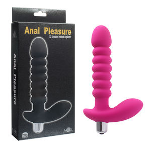 10-Funktion geripptes Silikon ABS wasserdicht Anal Pleasure Vibrator 10 Vibrations modi Explorer Prostata-Massage gerät Anal Sexspielzeug - Product Image 6