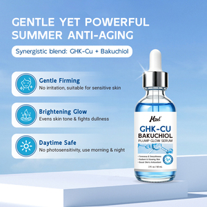 Suero Facial con Péptidos de Cobre Azul GHK-Cu y Bakuchiol, Antiarrugas, Iluminador, Minimizador de Poros, Hidratante - Product Image 2