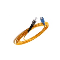 Câble de raccordement en fibre optique de longueur personnalisée SC/APC vers ST/APC SM Simplex OS2 9/125 3.0MM LSZH