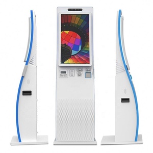 Kiosco de Autoservicio con Pantalla Curva de 32 Pulgadas, Escáner de Códigos QR y Barras, Cámara, Sistema de Pago sin Efectivo y Elevador - Product Image 1