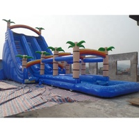 Garantie 3 ans, toboggan aquatique gonflable géant COCO Tree Magic pas cher, toboggan aquatique gonflable pour enfants et adultes