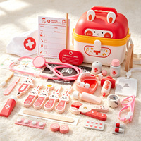 Kits médicaux Montessori, jouets de jeu de rôle de docteur, cadeaux, kit de docteur pour enfants, ensemble de jeu de dentiste, jouets de simulation, à partir de 3 ans