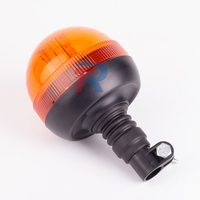 Nouvelle balise d'avertissement stroboscopique à LED ronde exclusive avec support sur poteau pour véhicules agricoles et de construction